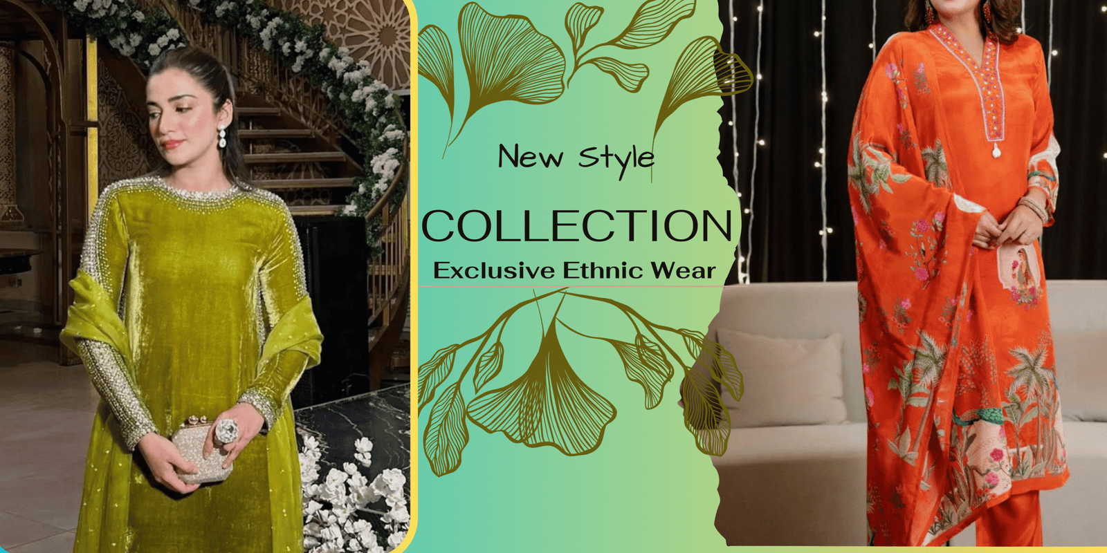 Beige Aesthetic Exclusive Fashion Wear Collection Clothing Banner (2)