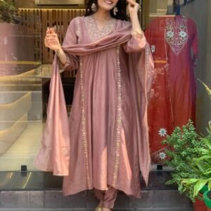 Sequin Work Party Kurta Set